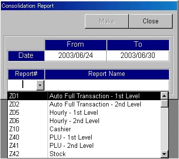 Consolidation report.