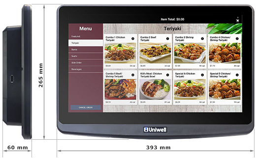 Dimensions :<br />
W393 mm X D265 mm X H60 mm<br />
<br />
Net weight :<br />
2.6 kg