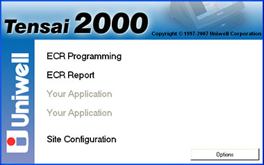 Tensai2000 - ECR programming and report taking