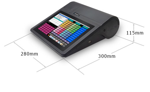 Dimensions :<br />
W280 X D300 x H115<br />
<br />
Net weight :<br />
2.1 kg