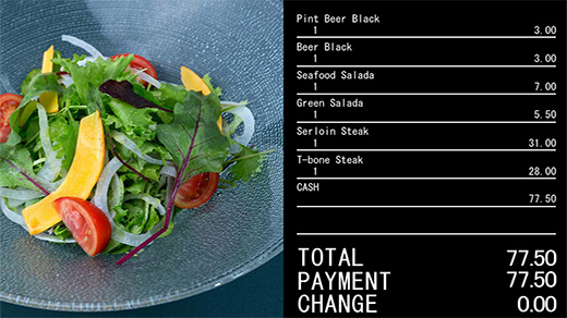 Transaction mode (Half size picture)
